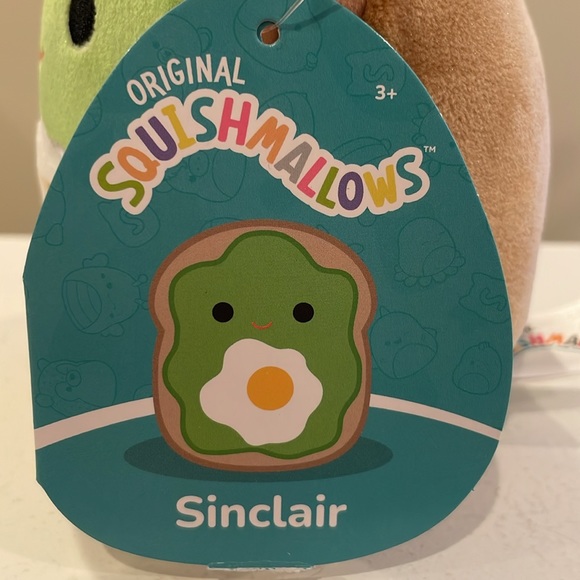 NWT 5” Sinclair the Avocado Toast with Egg Squishmallow - Picture 3 of 4
